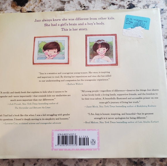 2/$10**"I am Jazz" Storybook - Picture 2 of 4